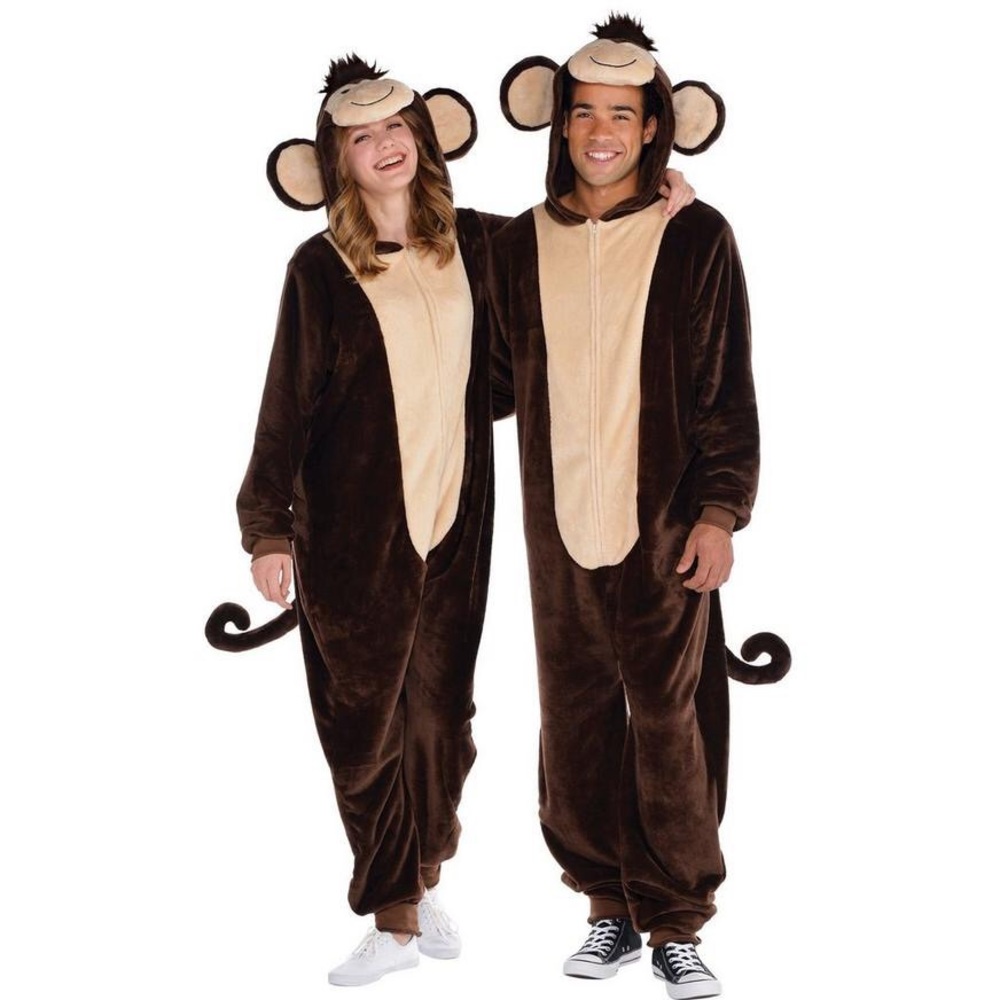Two Zipper Monkey One Piece Costume